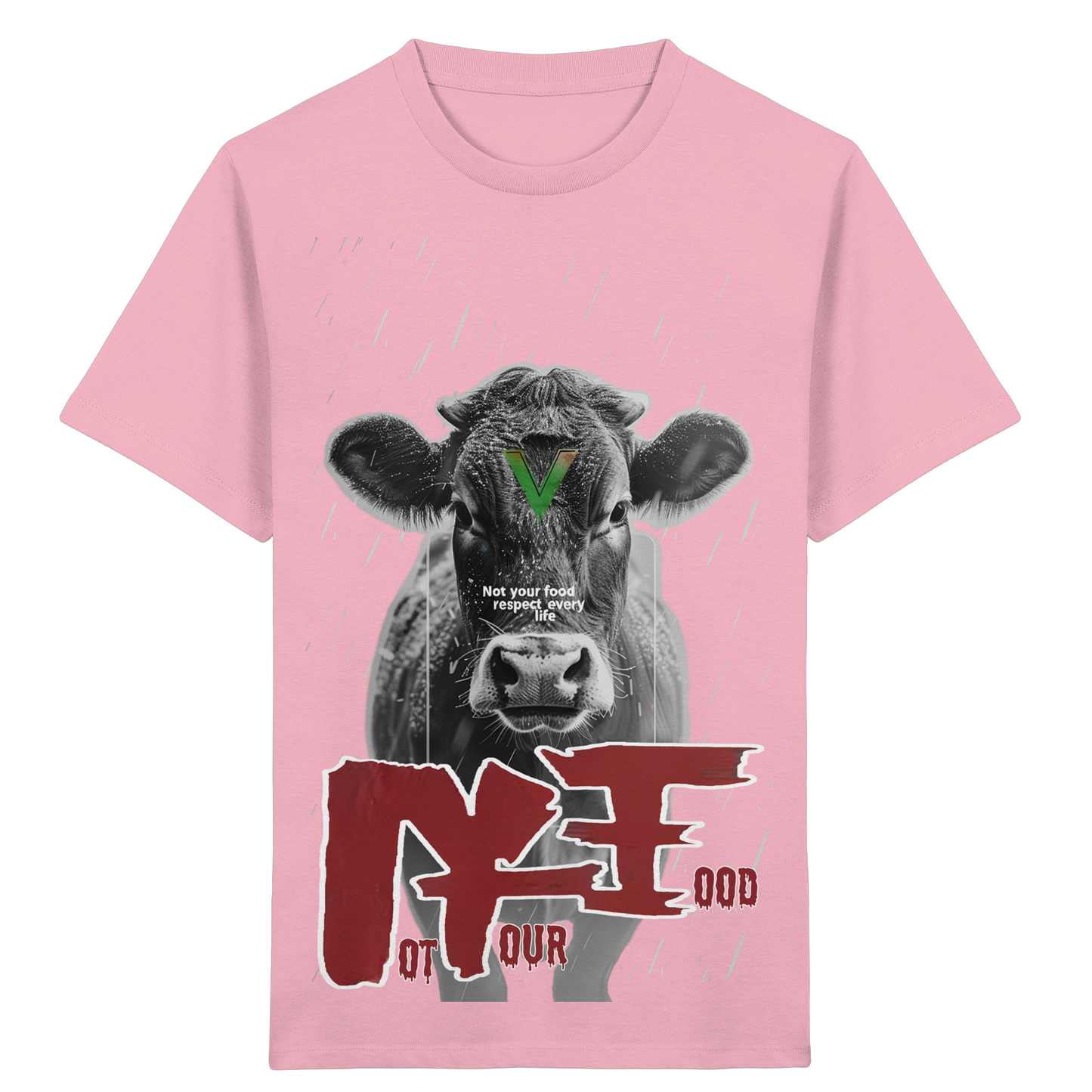 vegwear "not your food" - unisex Kids Bio Shirt, vegan, fair