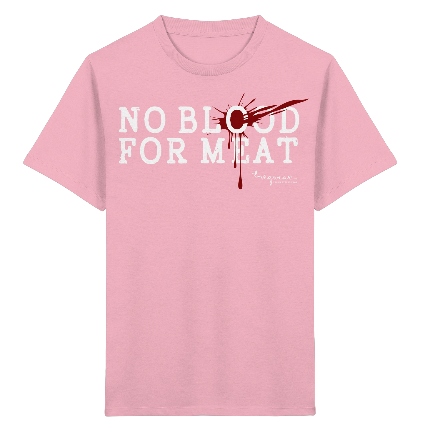 vegwear "no blood for meat" - Kids Organic Shirt