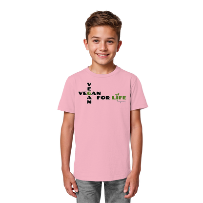vegwear "vegan for life" - unisex Kids Organic T-Shirt