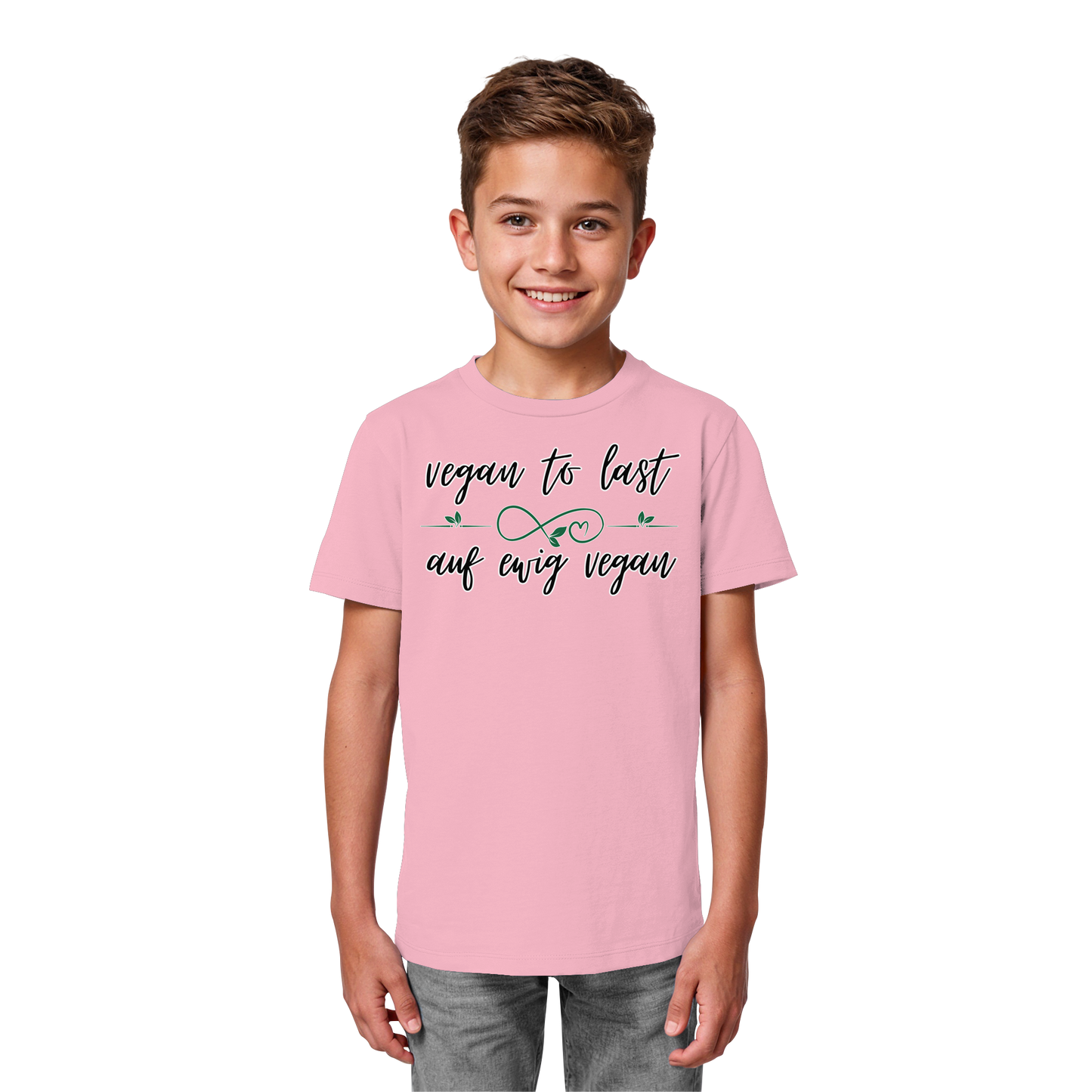 vegwear "vegan to last" - unisex Kinder T-Shirt, bio, vegan