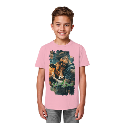 vegwear "friends not food" - unisex Kids bio T-Shirt, vegan, fair