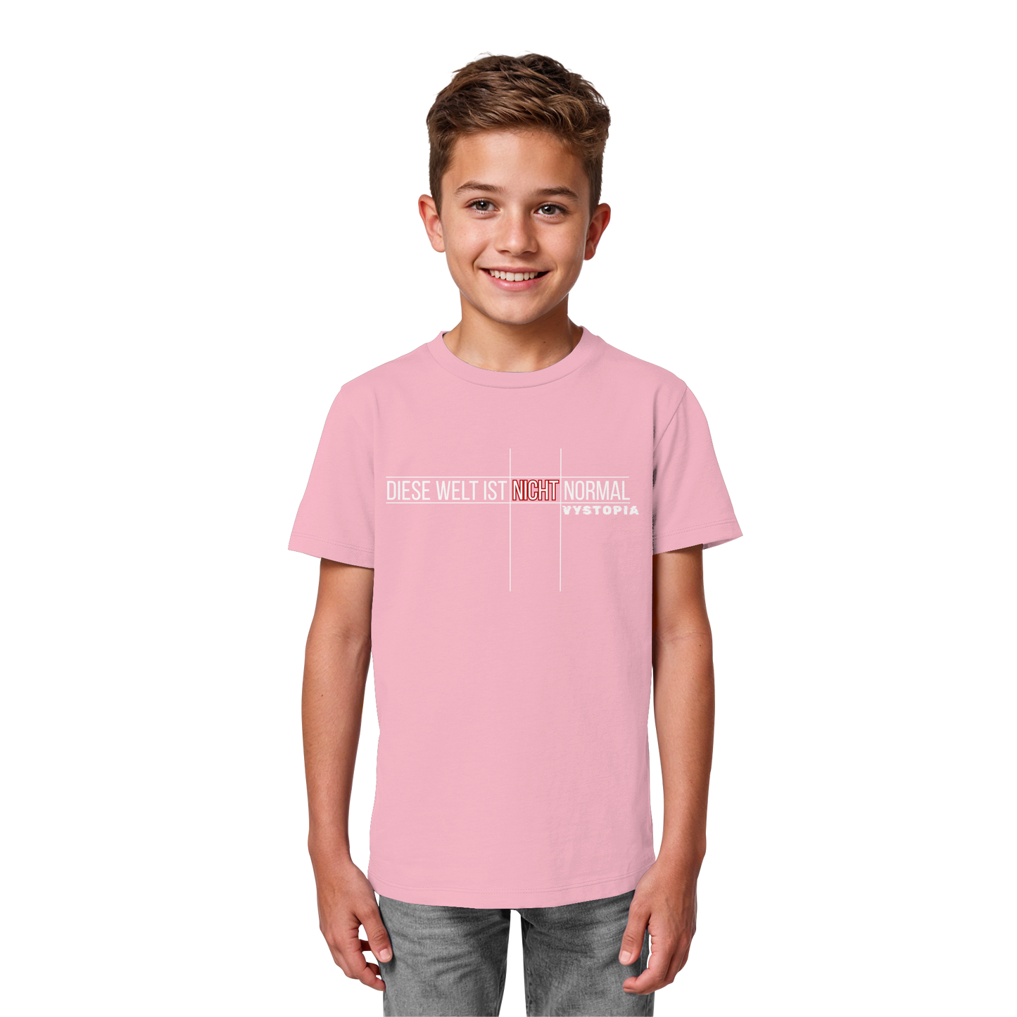 vegwear "Diese Welt ist nicht normal" - unisex Kids Bio T-Shirt