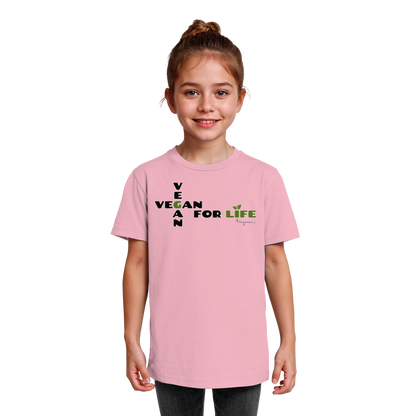 vegwear "vegan for life" - unisex Kids Organic T-Shirt