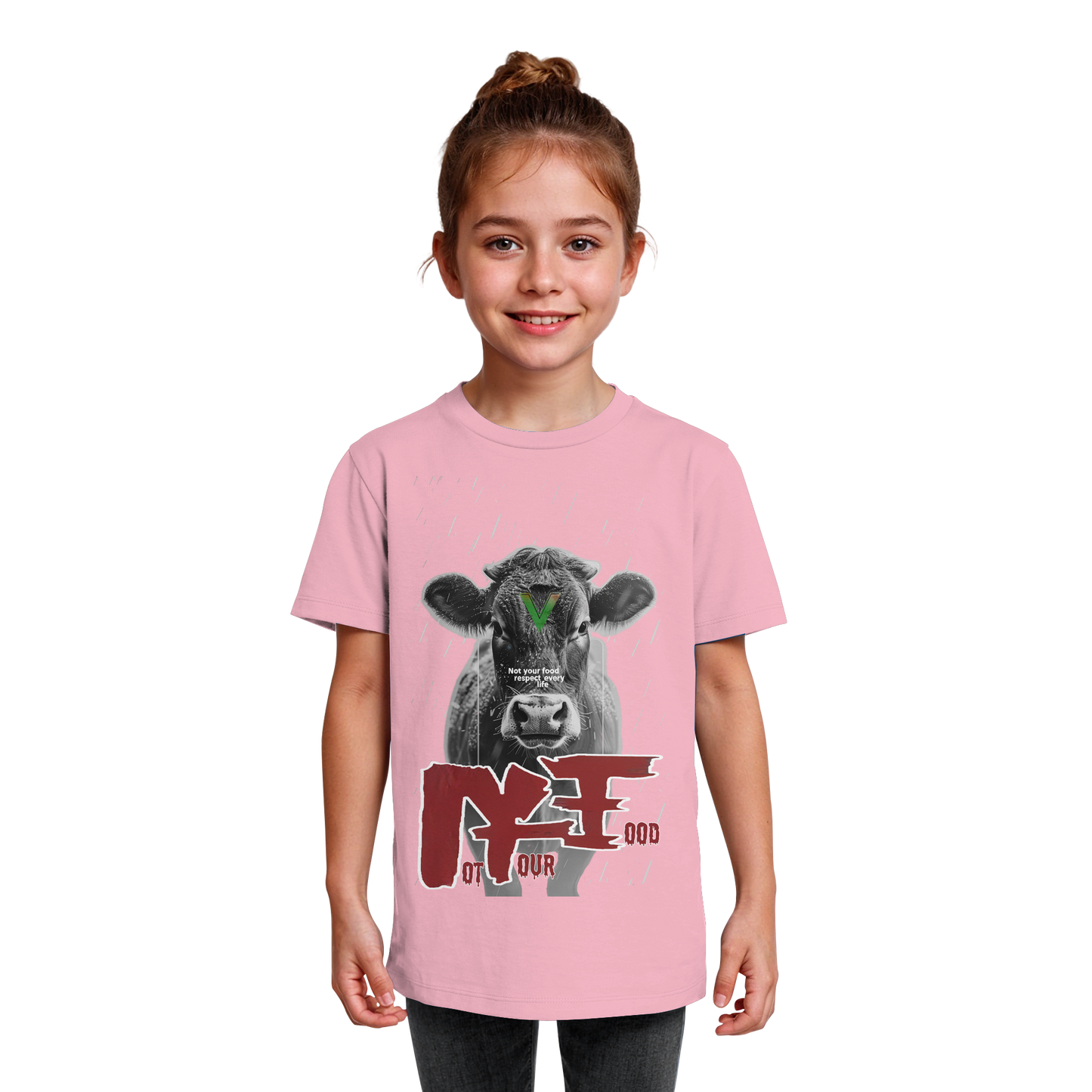 vegwear "not your food" - unisex Kids Bio Shirt, vegan, fair