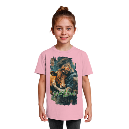 vegwear "friends not food" - unisex Kids bio T-Shirt, vegan, fair