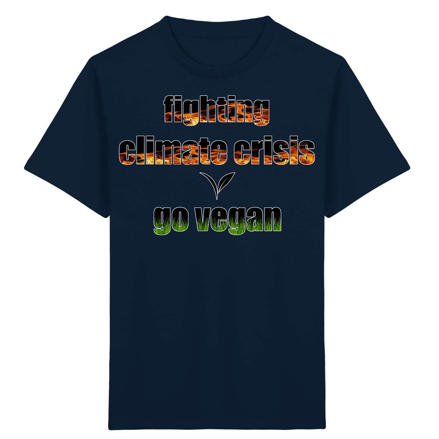 vegwear "fighting climate crisis" - Kids Bio T-Shirt für kleine Weltverbesserer