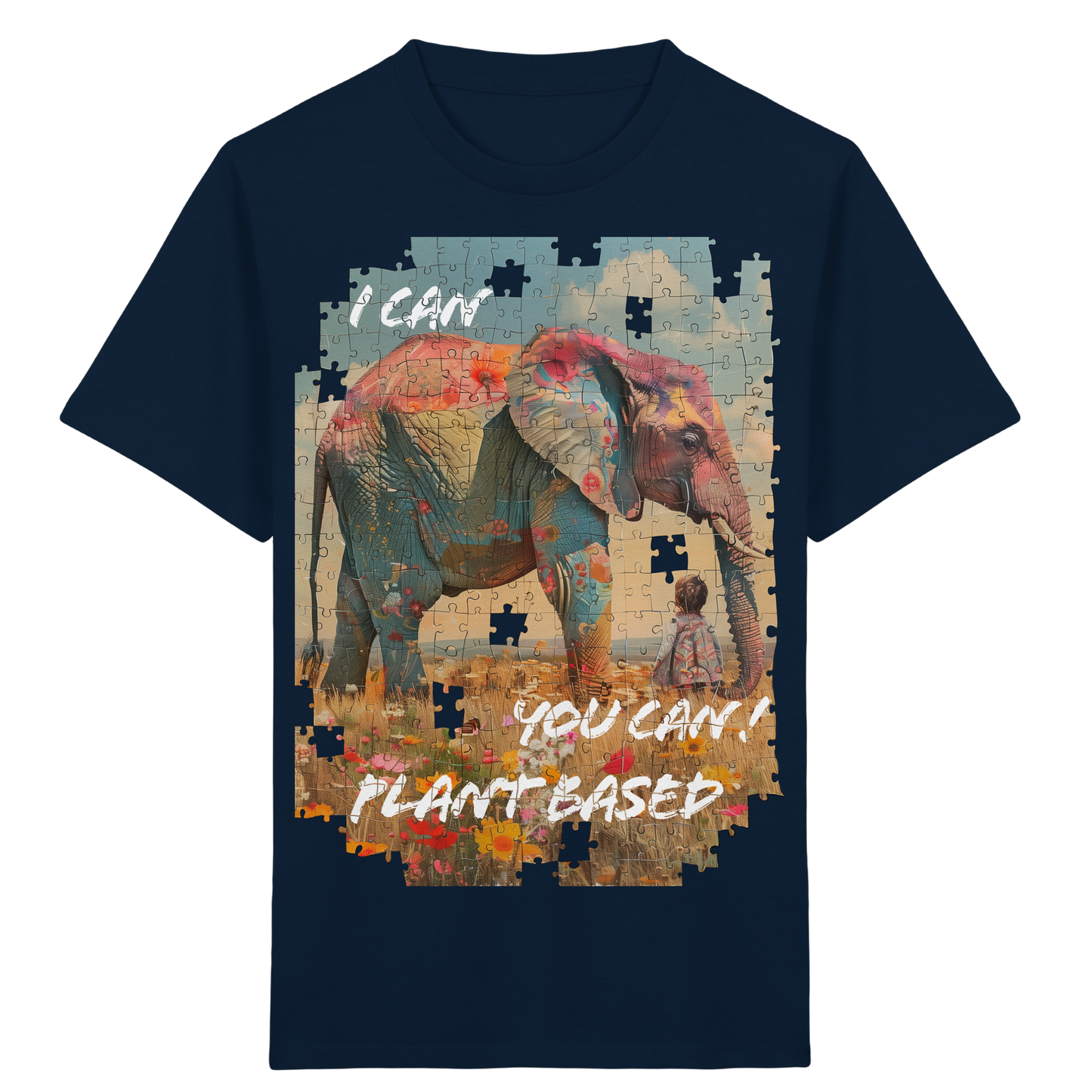 vegwear "I can you can"- unisex Kinder T-Shirt, bio, vegan