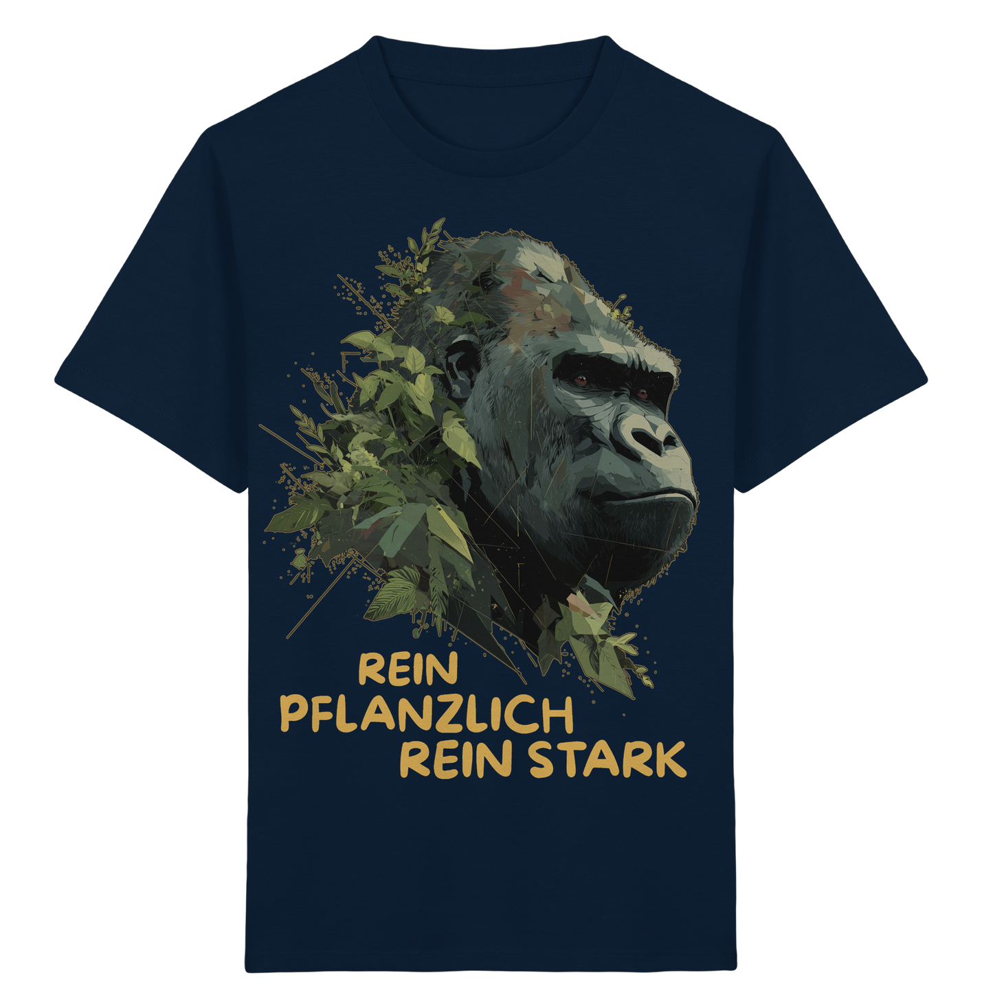 vegwear "Gorilla, rein pflanzlich rein stark" - unisex Kids T-Shirt, bio vegan