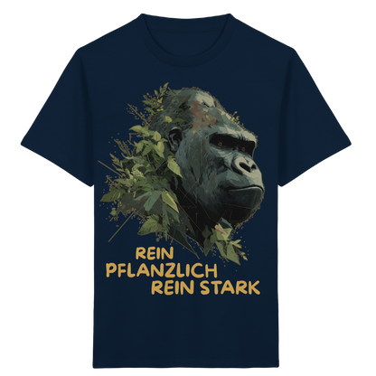 vegwear "Gorilla, rein pflanzlich rein stark" - unisex Kids T-Shirt, bio vegan
