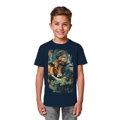 vegwear "friends not food" - unisex Kids bio T-Shirt, vegan, fair