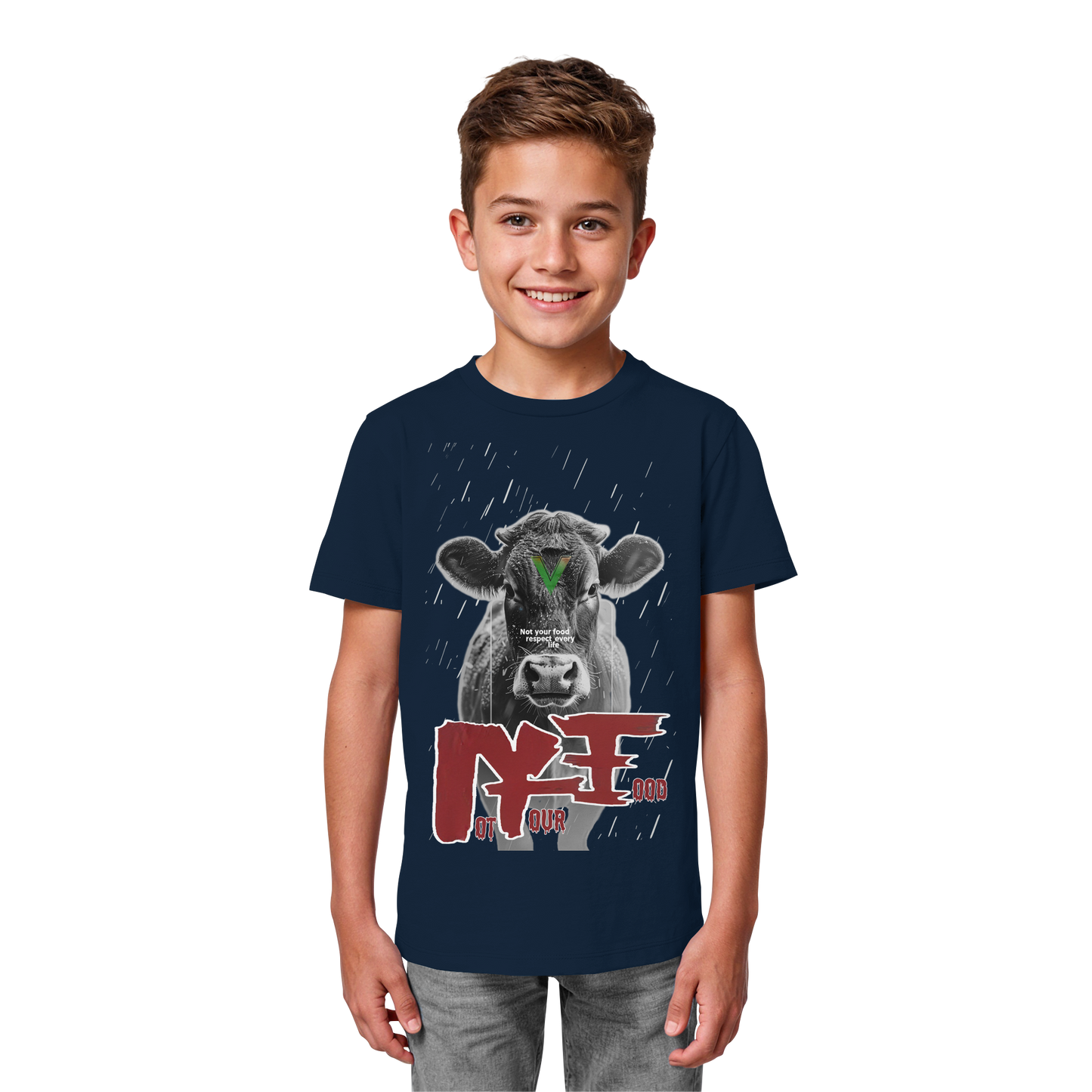 Unisex Kinder Bio-Shirt: "not your food" T-Shirt | vegwear