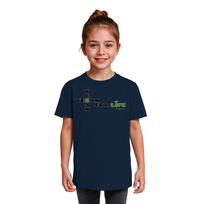 vegwear "vegan for life" - unisex Kids Organic T-Shirt