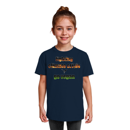 vegwear "fighting climate crisis" - Kids Bio T-Shirt für kleine Weltverbesserer
