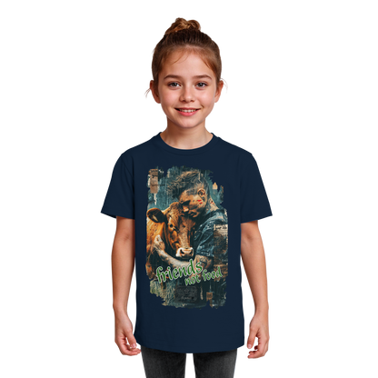 vegwear "friends not food" - unisex Kids bio T-Shirt, vegan, fair