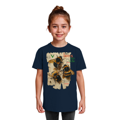 vegwear "no bees no life" - Kinder bio T-Shirt