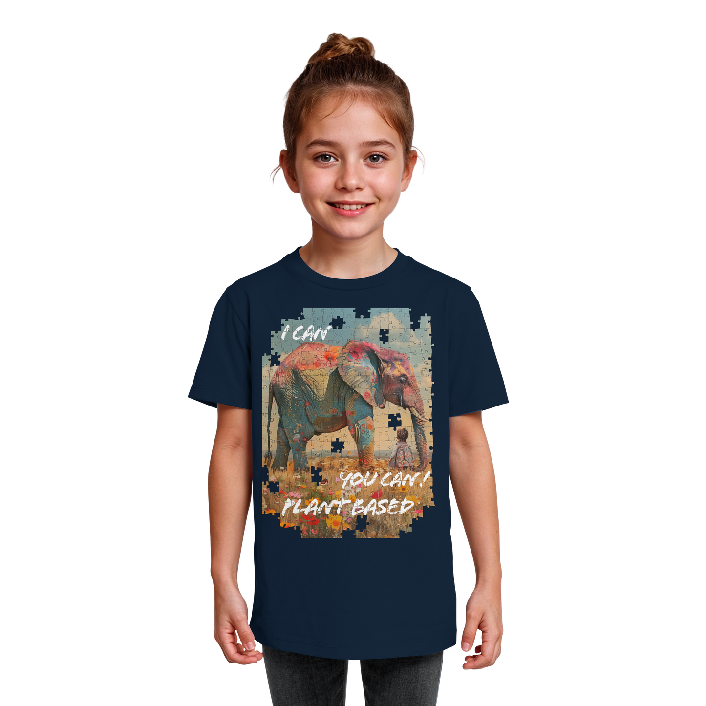 vegwear "I can you can"- unisex Kinder T-Shirt, bio, vegan