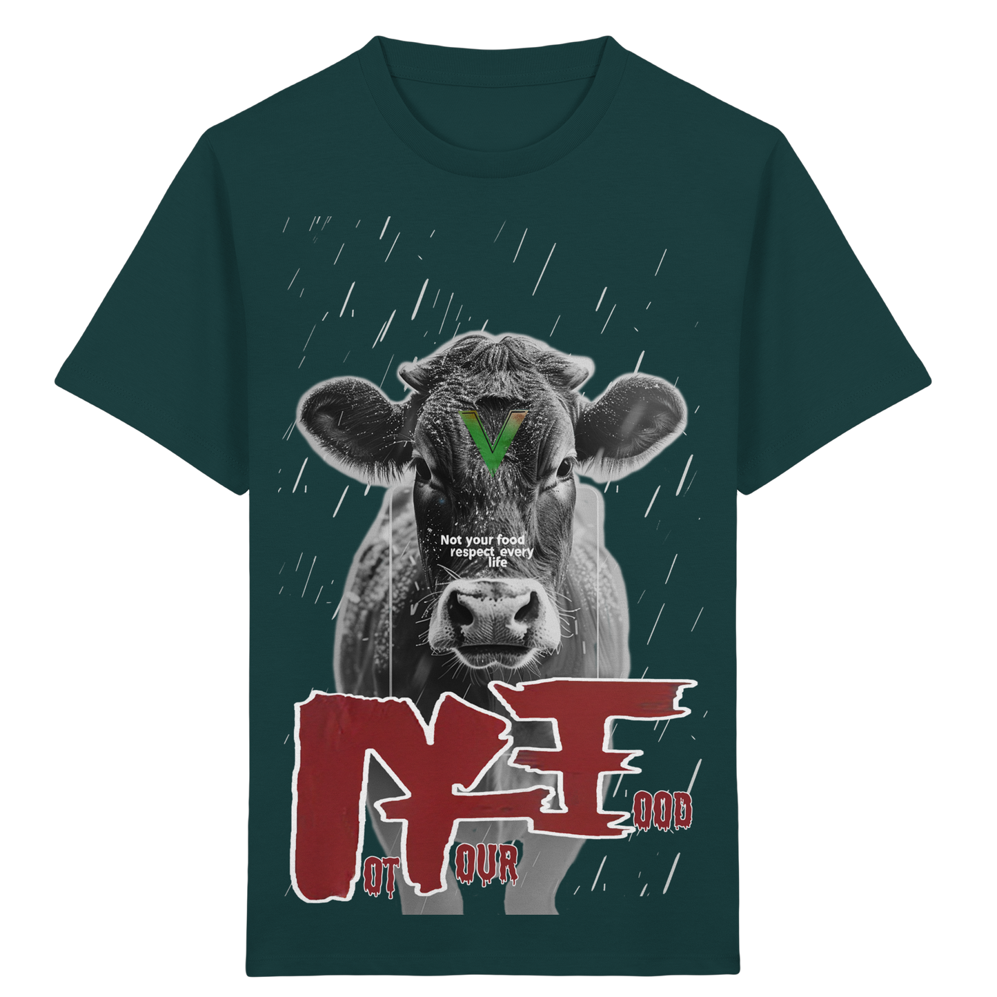 vegwear "not your food" - unisex Kids Bio Shirt, vegan, fair