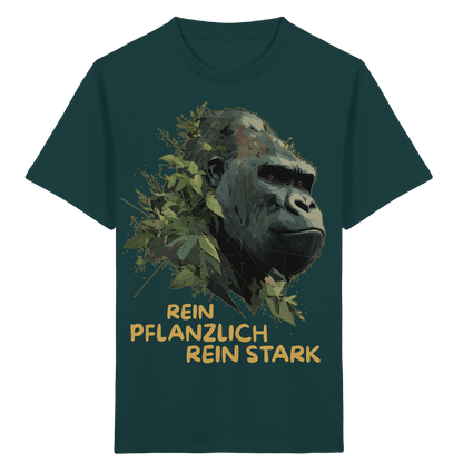 vegwear "Gorilla, rein pflanzlich rein stark" - unisex Kids T-Shirt, bio vegan