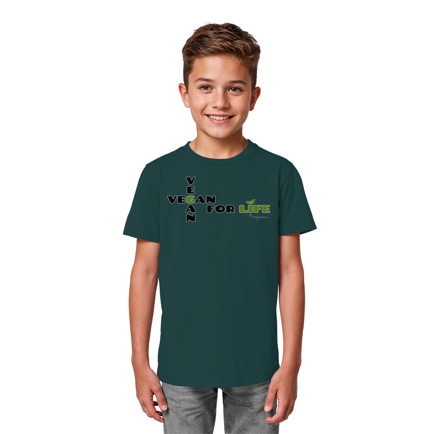 vegwear "vegan for life" - unisex Kids Organic T-Shirt