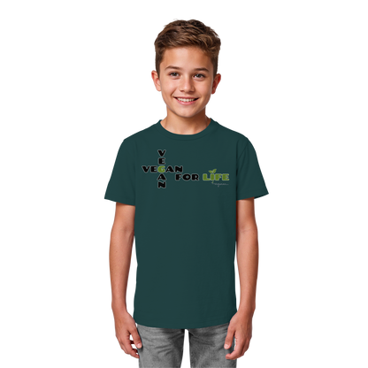 vegwear "vegan for life" - unisex Kids Organic T-Shirt