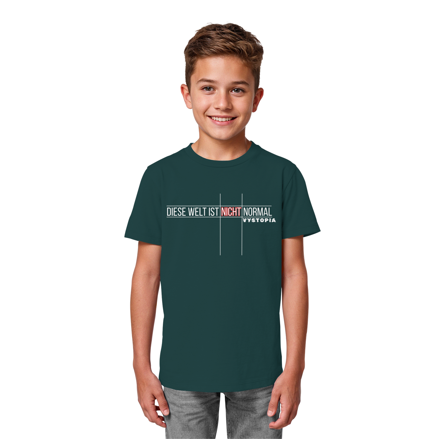 vegwear "Diese Welt ist nicht normal" - unisex Kids Bio T-Shirt
