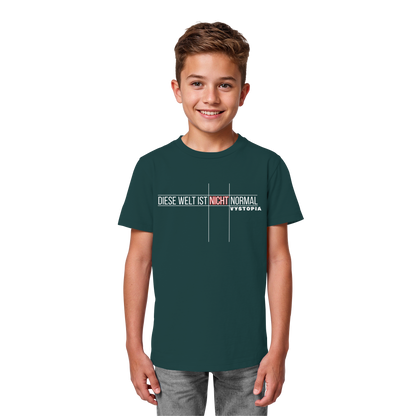 vegwear "Diese Welt ist nicht normal" - unisex Kids Bio T-Shirt