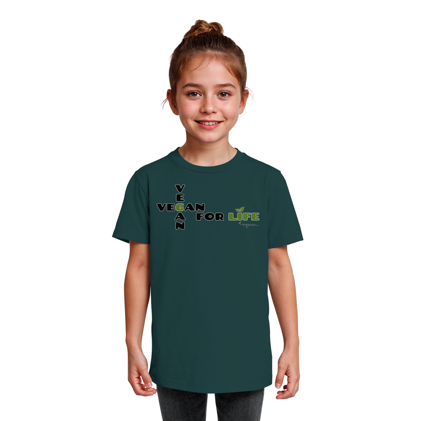vegwear "vegan for life" - unisex Kids Organic T-Shirt