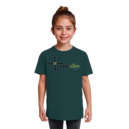 vegwear "vegan for life" - unisex Kids Organic T-Shirt