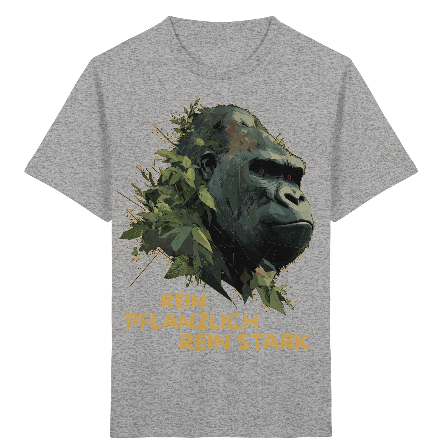 vegwear "Gorilla, rein pflanzlich rein stark" - unisex Kids T-Shirt, bio vegan