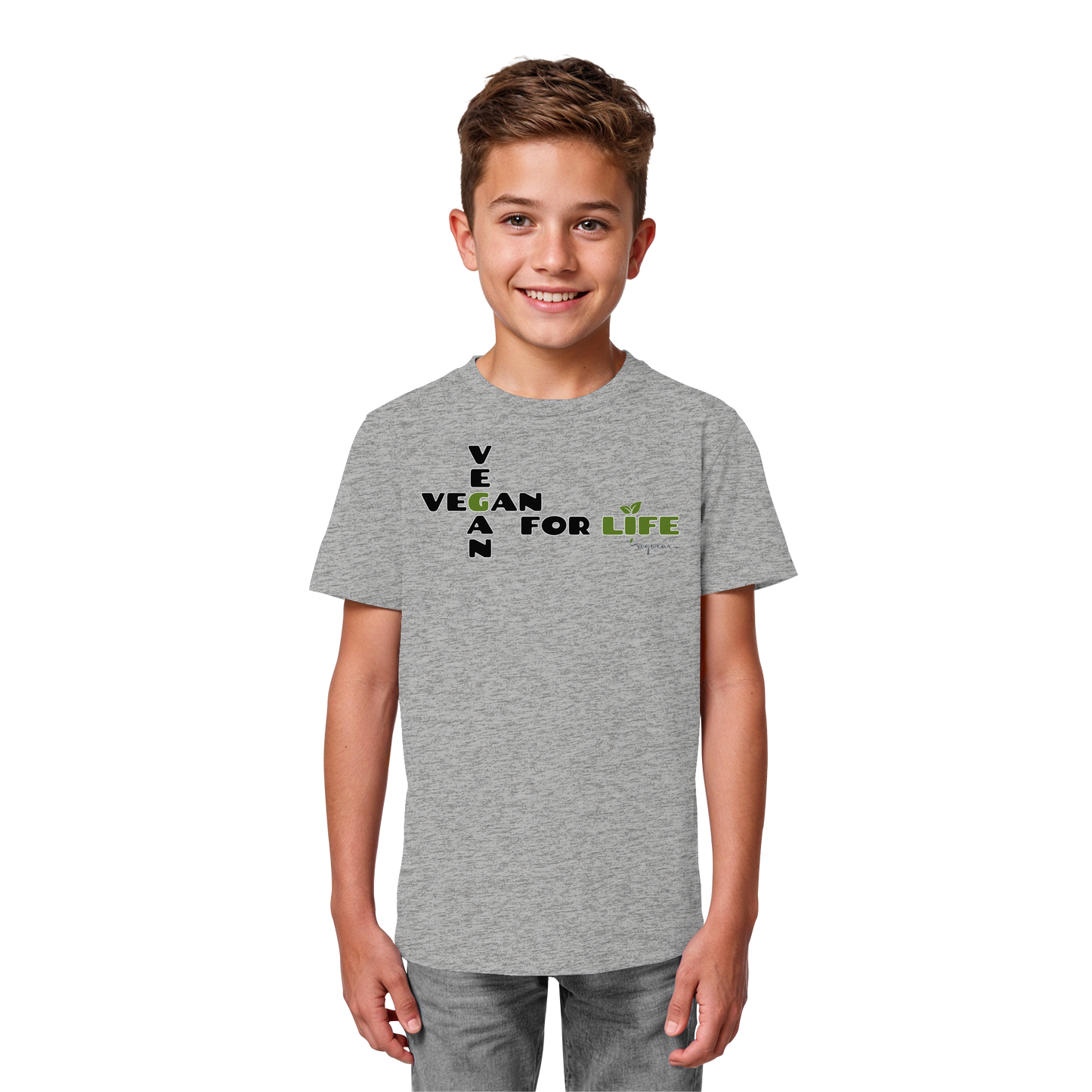 vegwear "vegan for life" - unisex Kids Organic T-Shirt