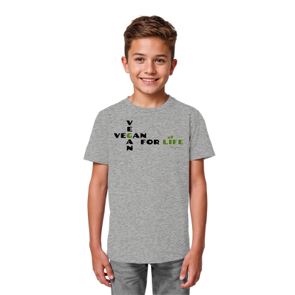 vegwear "vegan for life" - unisex Kids Organic T-Shirt