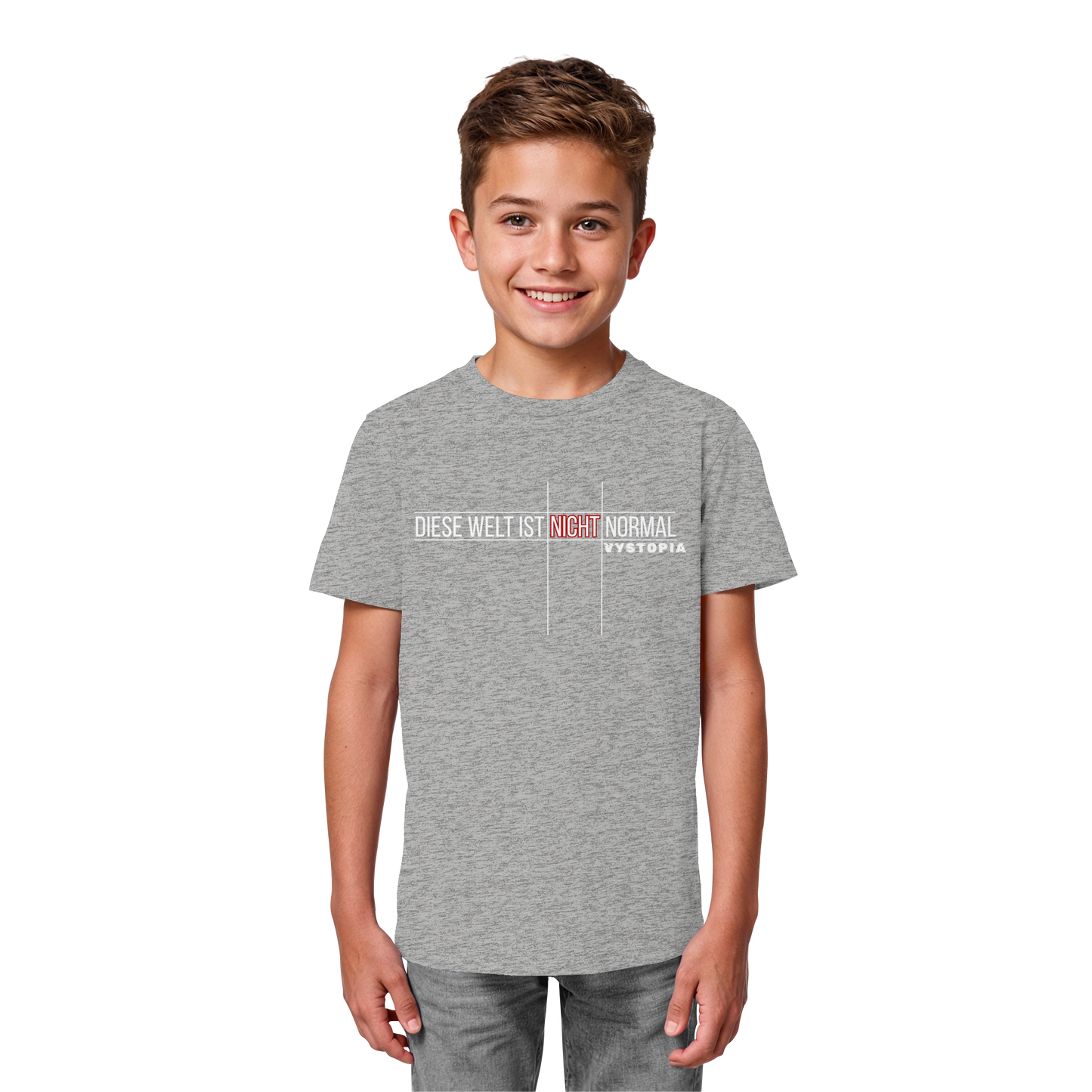 vegwear "Diese Welt ist nicht normal" - unisex Kids Bio T-Shirt