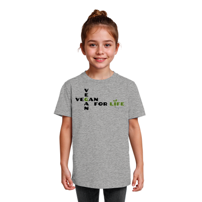 vegwear "vegan for life" - unisex Kids Organic T-Shirt