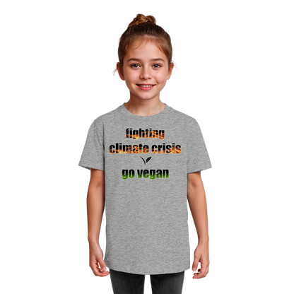 vegwear "fighting climate crisis" - Kids Bio T-Shirt für kleine Weltverbesserer