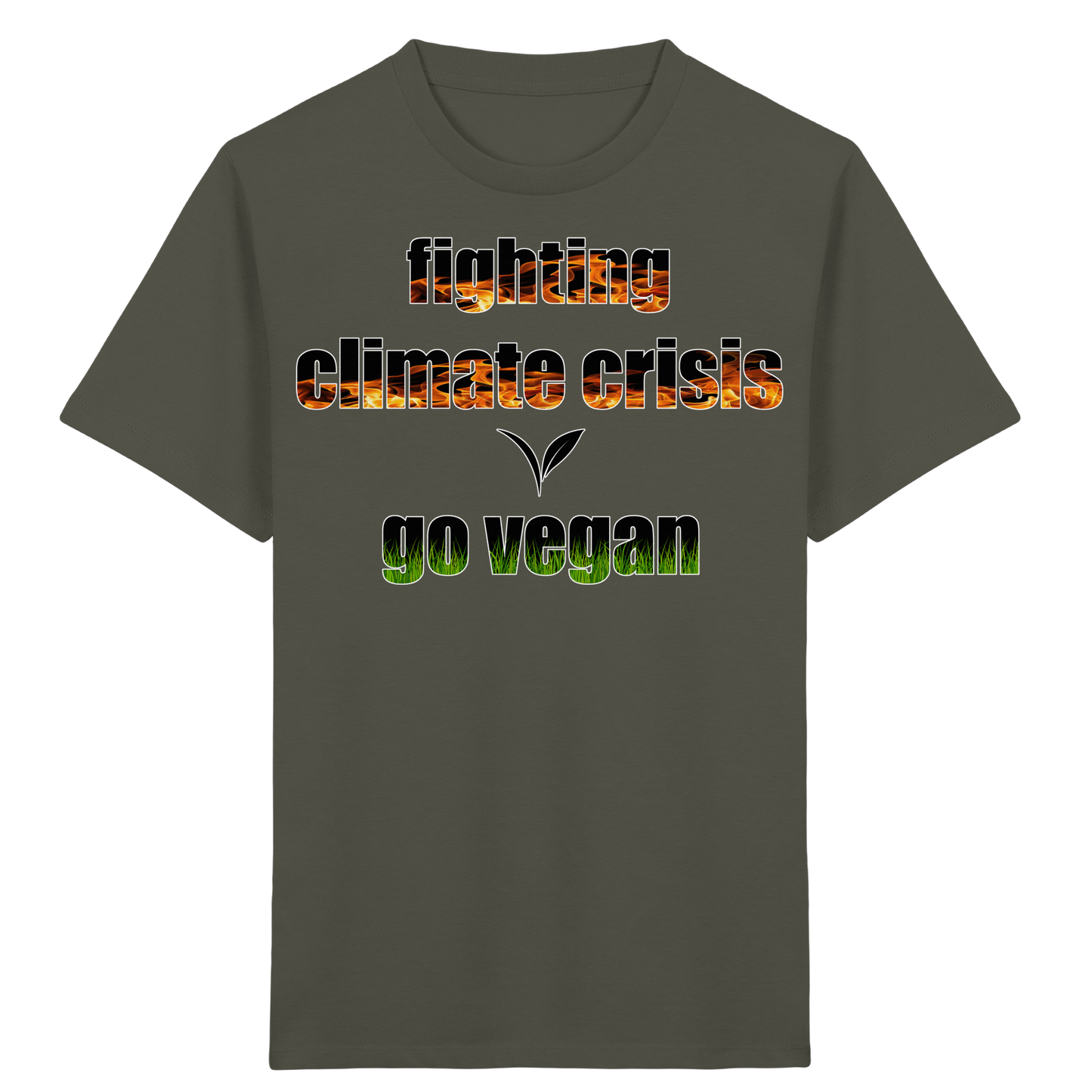 vegwear "fighting climate crisis" - Kids Bio T-Shirt für kleine Weltverbesserer