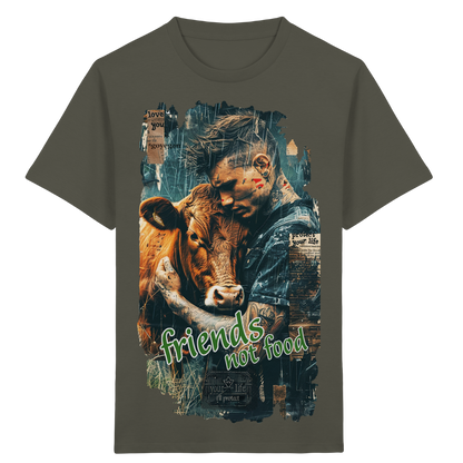 vegwear "friends not food" - unisex Kids bio T-Shirt, vegan, fair