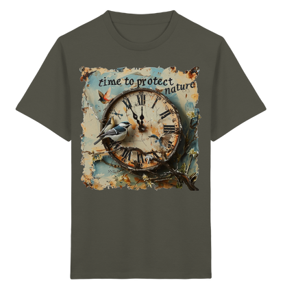 vegwear "time to protect nature" - unisex Kinder T-Shirt, nachhaltige Mode