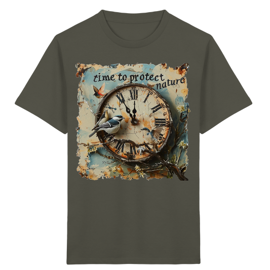 vegwear "time to protect nature" - unisex Kinder T-Shirt, nachhaltige Mode