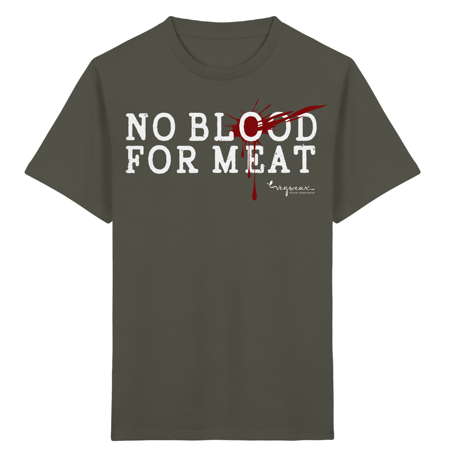 Bio-T-Shirt für Kinder: "no blood for meat" Bio-T-Shirt | vegwear