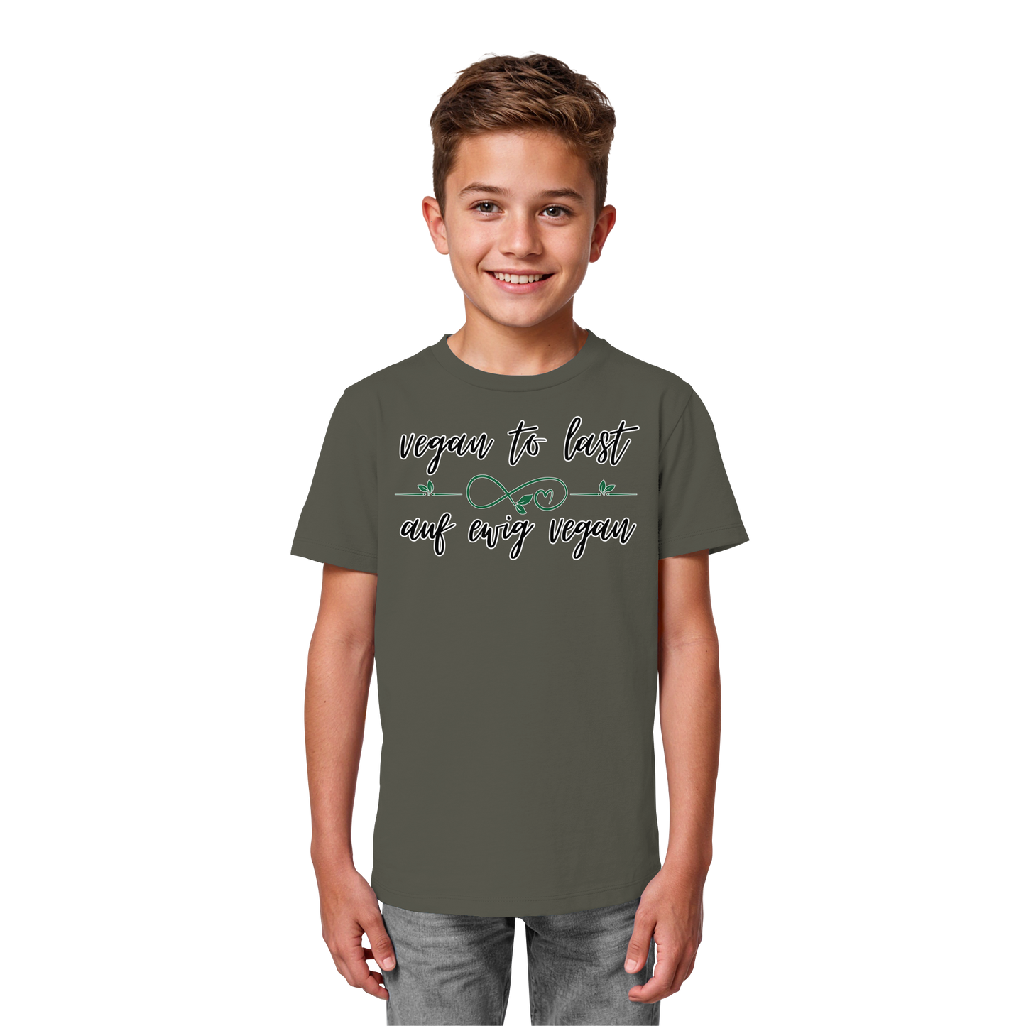 vegwear "vegan to last" - unisex Kinder T-Shirt, bio, vegan