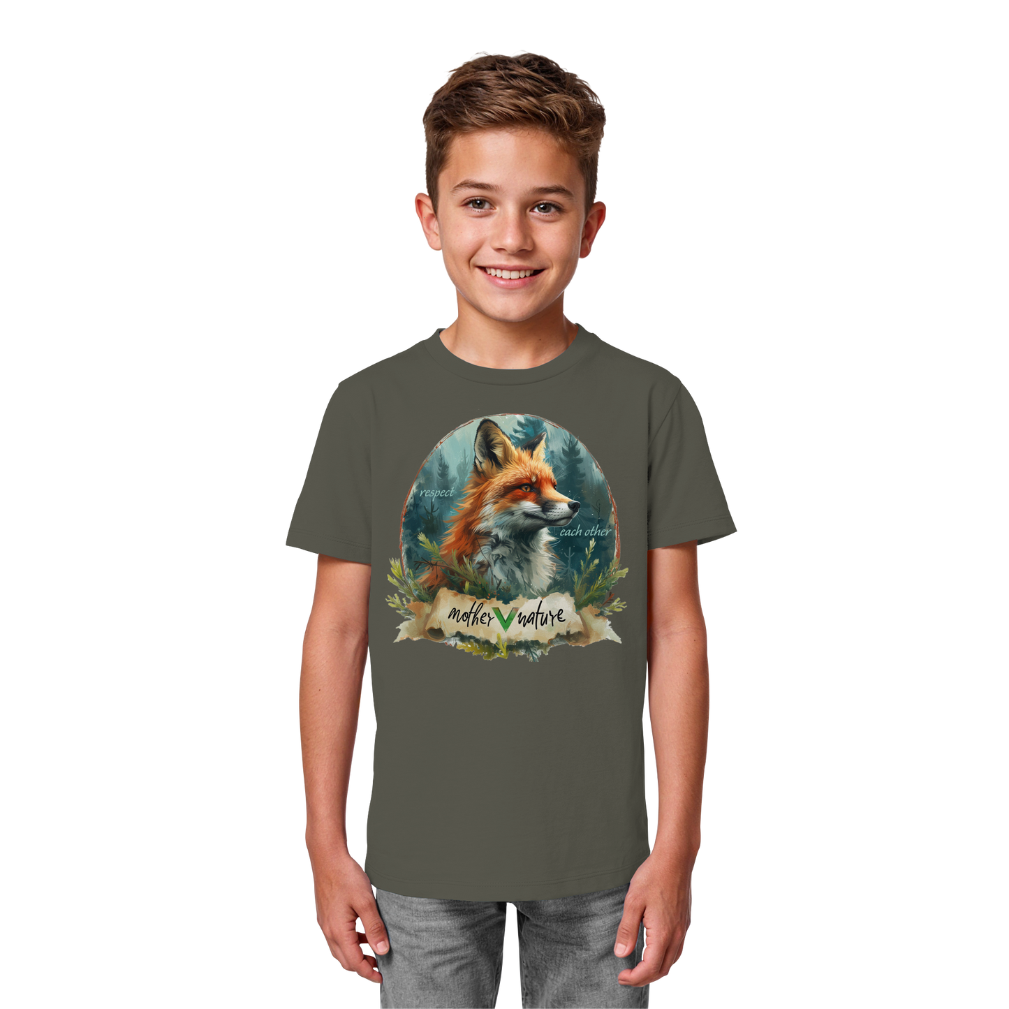 vegwear "respect each other" - unisex Kids T-Shirt, bio, vegan