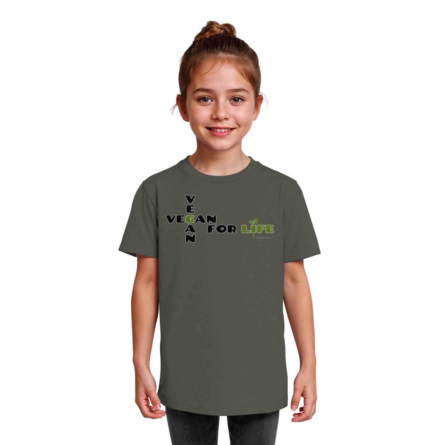 vegwear "vegan for life" - unisex Kids Organic T-Shirt