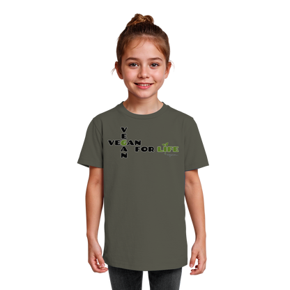 vegwear "vegan for life" - unisex Kids Organic T-Shirt