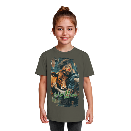 vegwear "friends not food" - unisex Kids bio T-Shirt, vegan, fair
