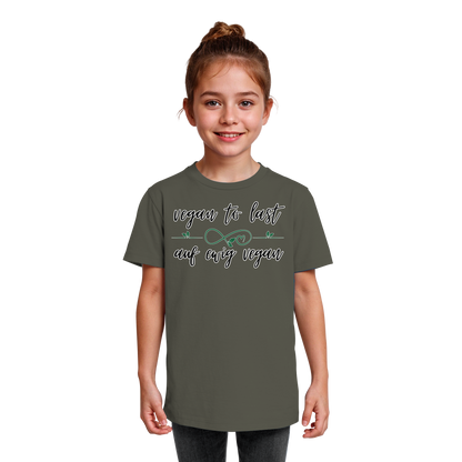 vegwear "vegan to last" - unisex Kinder T-Shirt, bio, vegan