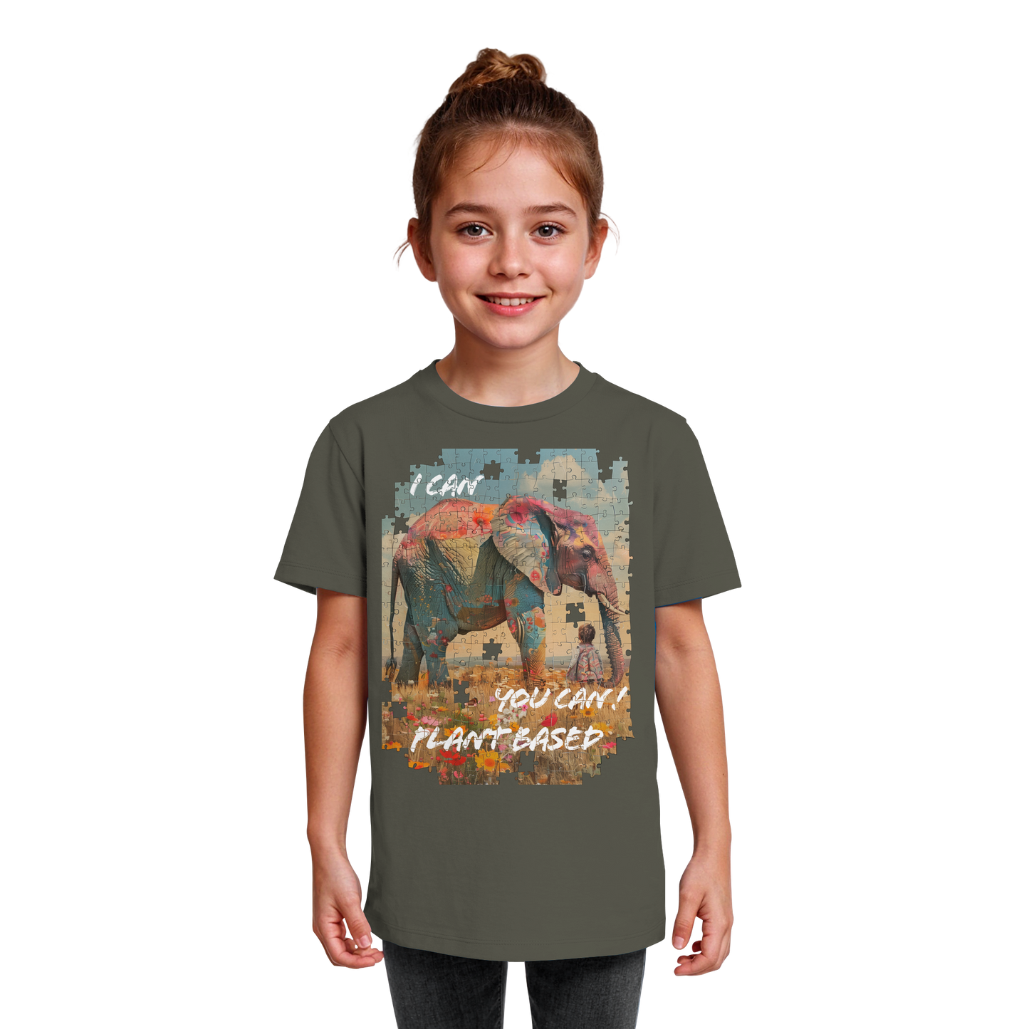 vegwear "I can you can"- unisex Kinder T-Shirt, bio, vegan