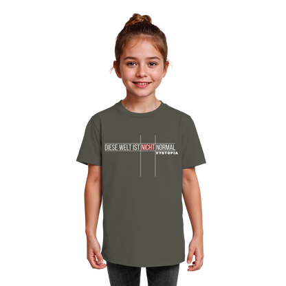 vegwear "Diese Welt ist nicht normal" - unisex Kids Bio T-Shirt
