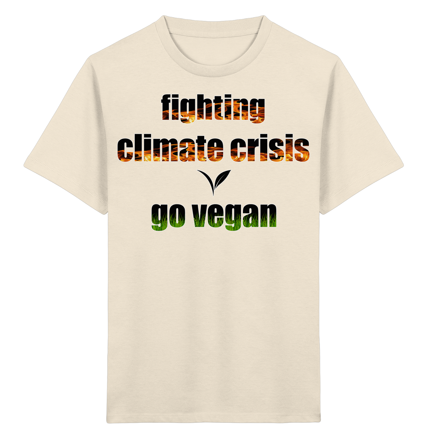 vegwear "fighting climate crisis" - Kids Bio T-Shirt für kleine Weltverbesserer