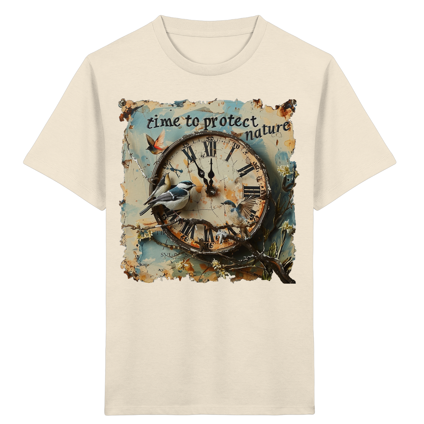vegwear "time to protect nature" - unisex Kinder T-Shirt, nachhaltige Mode