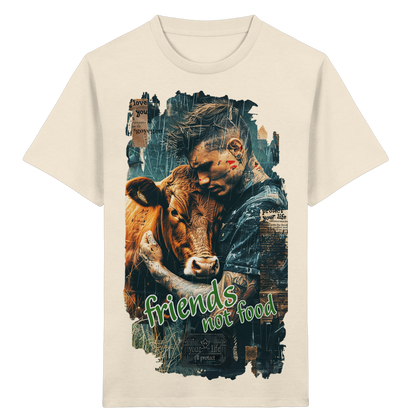 vegwear "friends not food" - unisex Kids bio T-Shirt, vegan, fair